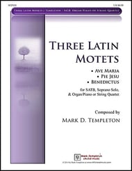 Three Latin Motets (SATB ) by Mark D. Temple | J.W. Pepper